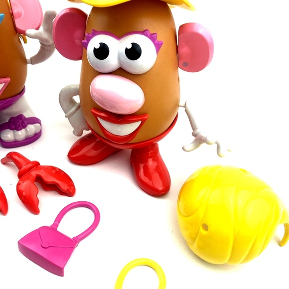 Mrs. Potato Head Toys Lot of 2 Children Kids Accessory 30pc Hasbro Parts - Picture 3 of 6